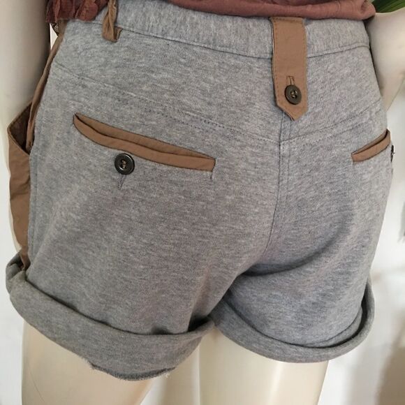 ASOS Leather/2 toned pocket shorts - Picture 6 of 7